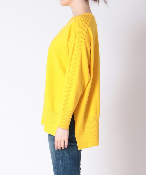 【セール】バックテープエンボスロゴニット（ニット/セーター）｜Jines（ジネス）