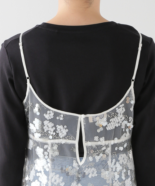 BAUM UND PFERDGARTEN（バウムウンドヘルガーデン）の「【BAUM UND PFERDGARTEN/バウムウンドヘルガーデン】Sequins キャミドレス（ワンピース・レディース・ホワイト・36）」の7枚目の写真