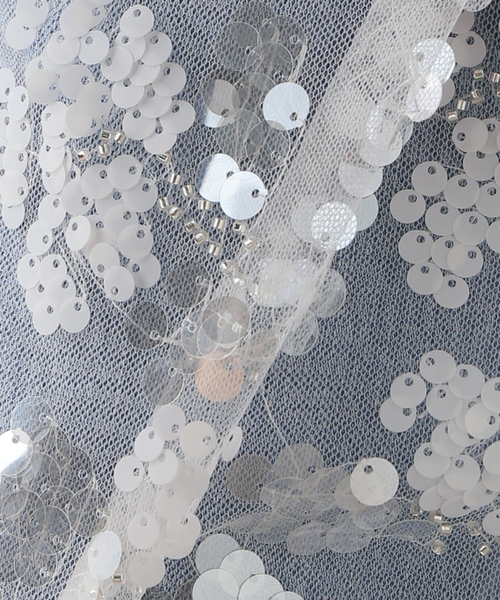 BAUM UND PFERDGARTEN（バウムウンドヘルガーデン）の「【BAUM UND PFERDGARTEN/バウムウンドヘルガーデン】Sequins キャミドレス（ワンピース・レディース・ホワイト・36）」の17枚目の写真