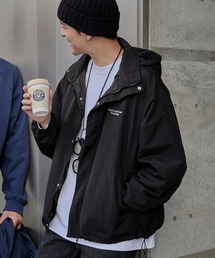 THE CRAFT CREW PRODUCTS（ザクラフトクループロダクツ）の「2WAY ビッグシルエット テック撥水ナイロンドロストフード付きスタンドブルゾン【THE CRAFT CREW PRODUCTS】（ブルゾン・メンズ）」
