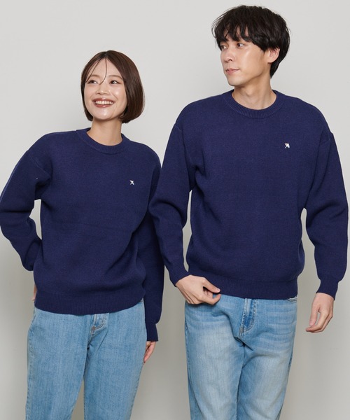 Arnold Palmer(アーノルドパーマー)の「シェア PBT ミラノリブ ニットプルオーバー(ニット/セーター・レディース・オートミール/ダークブルー/レッド/ブラウン/ライム/ブラック・XS/S/M/L/LL)」の5枚目の写真