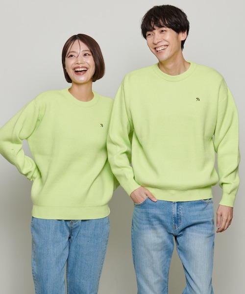 Arnold Palmer(アーノルドパーマー)の「シェア PBT ミラノリブ ニットプルオーバー(ニット/セーター・レディース・オートミール/ダークブルー/レッド/ブラウン/ライム/ブラック・XS/S/M/L/LL)」の1枚目の写真