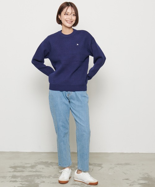 Arnold Palmer(アーノルドパーマー)の「シェア PBT ミラノリブ ニットプルオーバー(ニット/セーター・レディース・オートミール/ダークブルー/レッド/ブラウン/ライム/ブラック・XS/S/M/L/LL)」の19枚目の写真