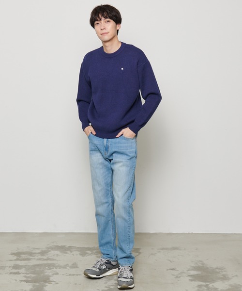 Arnold Palmer(アーノルドパーマー)の「シェア PBT ミラノリブ ニットプルオーバー(ニット/セーター・レディース・オートミール/ダークブルー/レッド/ブラウン/ライム/ブラック・XS/S/M/L/LL)」の16枚目の写真