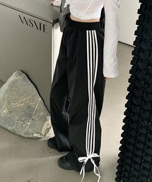 HALEY PESCA | HALEY PESCA/ルーズデザイン リボン付きトラックパンツ(スウェットパンツ)