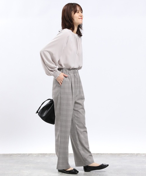 GLOBAL WORK Smile Seed Store(グローバルワーク スマイルシードストア)の「TRストレッチワイドパンツ/115992(その他パンツ・レディース・グレー系その他2/グレー系その他3/モカ/ブラック/グレー系その他・X-LARGE/MEDIUM/LARGE/SMALL)」の13枚目の写真