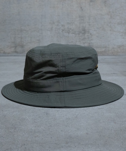 Champion（チャンピオン）の「【k】〔Champion/チャンピオン〕ワンポイントロゴ刺繍 ナイロン アドベンチャーハット（ハット・キッズ・ネイビー/ブラック/カーキ・FREE）」の7枚目の写真