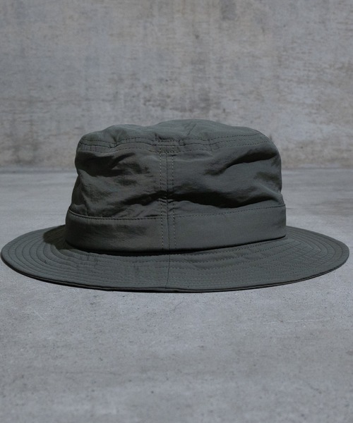 Champion（チャンピオン）の「【k】〔Champion/チャンピオン〕ワンポイントロゴ刺繍 ナイロン アドベンチャーハット（ハット・キッズ・ネイビー/ブラック/カーキ・FREE）」の8枚目の写真