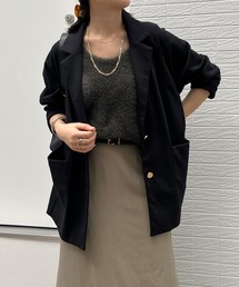 ジャージーラグランスリーブジャケット