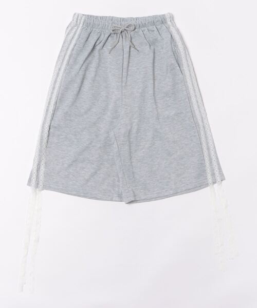 frunco(フランコ)の「サイドラインハーフジャージパンツ(その他パンツ・レディース・ブラック/グレー・MEDIUM)」の4枚目の写真