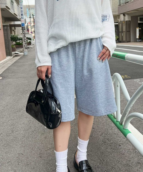 frunco(フランコ)の「サイドラインハーフジャージパンツ(その他パンツ・レディース・ブラック/グレー・MEDIUM)」の18枚目の写真