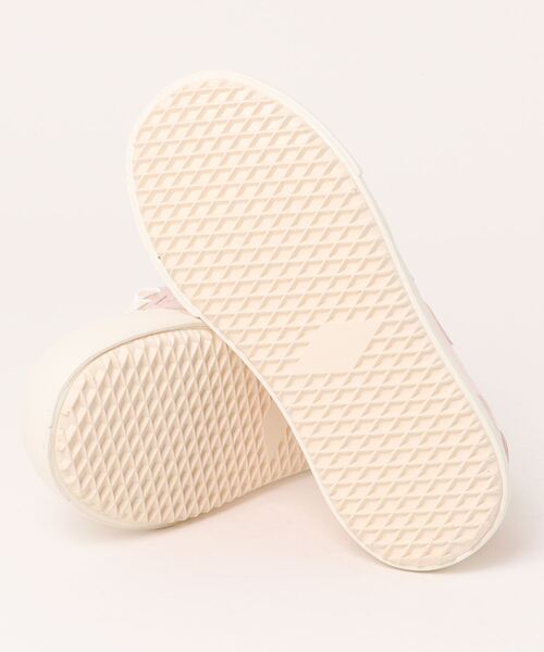 shoes365(シューズスリーシックスファイヴ)の「【shoes365】異素材パッチワークデザインスニーカー(スニーカー・レディース・グリーン/ピンク/オフホワイト・22.5cm/23.0cm/23.5cm/24.0cm/24.5cm/25.0cm)」の5枚目の写真