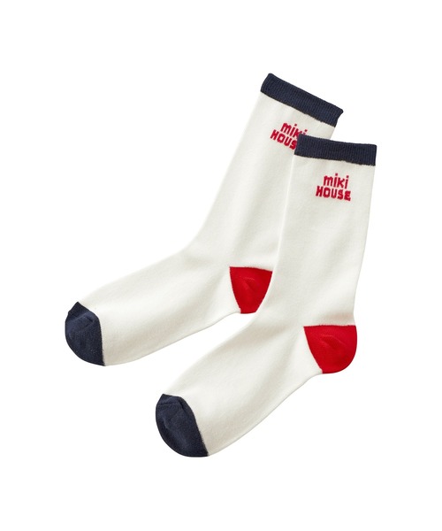 MIKI HOUSE（ミキハウス）の「【WEB限定】ソックス（大人用）（ソックス/靴下・レディース・ネイビー/レッド系その他/ホワイト・25/23/23-25cm/25-27CM）」の14枚目の写真