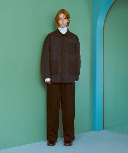 THE STANDARD（ザスタンダード）の「THE STANDARD/キルティングブルゾン（ミリタリージャケット・メンズ・ブラック・LARGE/MEDIUM）」の15枚目の写真