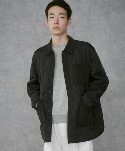 THE STANDARD（ザスタンダード）の「THE STANDARD/キルティングブルゾン（ミリタリージャケット・メンズ・ブラック・LARGE/MEDIUM）」の18枚目の写真