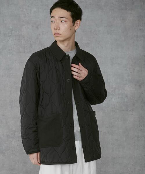 THE STANDARD（ザスタンダード）の「THE STANDARD/キルティングブルゾン（ミリタリージャケット・メンズ・ブラック・LARGE/MEDIUM）」の19枚目の写真