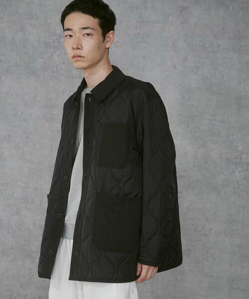 THE STANDARD（ザスタンダード）の「THE STANDARD/キルティングブルゾン（ミリタリージャケット・メンズ・ブラック・LARGE/MEDIUM）」の20枚目の写真