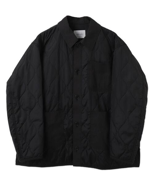 THE STANDARD（ザスタンダード）の「THE STANDARD/キルティングブルゾン（ミリタリージャケット・メンズ・ブラック・LARGE/MEDIUM）」の6枚目の写真