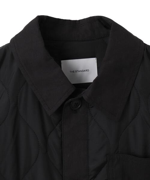 THE STANDARD（ザスタンダード）の「THE STANDARD/キルティングブルゾン（ミリタリージャケット・メンズ・ブラック・LARGE/MEDIUM）」の8枚目の写真