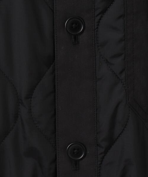 THE STANDARD（ザスタンダード）の「THE STANDARD/キルティングブルゾン（ミリタリージャケット・メンズ・ブラック・LARGE/MEDIUM）」の9枚目の写真