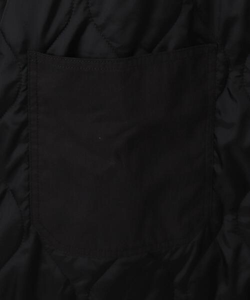 THE STANDARD（ザスタンダード）の「THE STANDARD/キルティングブルゾン（ミリタリージャケット・メンズ・ブラック・LARGE/MEDIUM）」の11枚目の写真