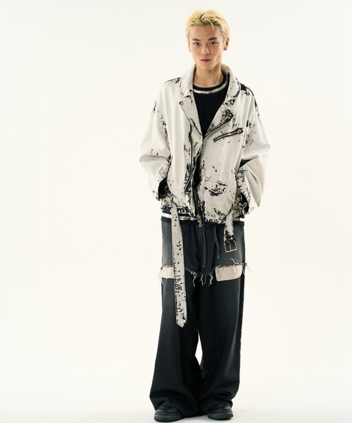 DISCOVERED（ディスカバード）の「DISCOVERED LAYERED DENIM PANTS（デニムパンツ・メンズ・その他1/その他2/その他3/その他4・1/3）」の8枚目の写真