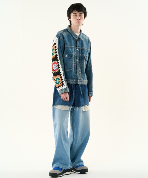 DISCOVERED（ディスカバード）の「DISCOVERED LAYERED DENIM PANTS（デニムパンツ・メンズ・その他1/その他2/その他3/その他4・1/3）」の6枚目の写真