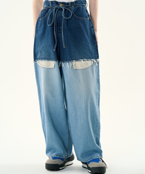 DISCOVERED（ディスカバード）の「DISCOVERED LAYERED DENIM PANTS