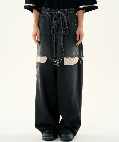 DISCOVERED（ディスカバード）の「DISCOVERED LAYERED DENIM PANTS（デニムパンツ・メンズ・その他1/その他2/その他3/その他4・1/3）」の19枚目の写真