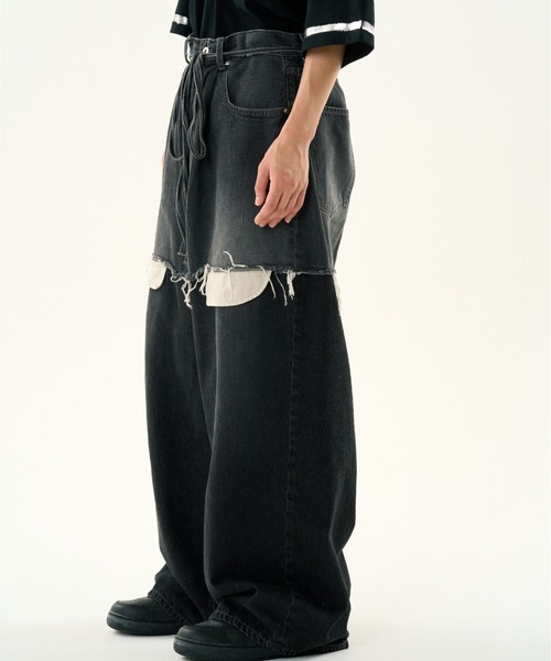 DISCOVERED LAYERED DENIM PANTS（デニムパンツ）｜DISCOVERED
