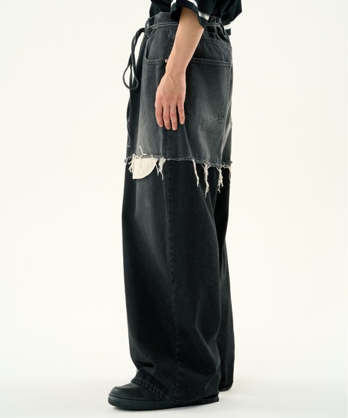 DISCOVERED（ディスカバード）の「DISCOVERED LAYERED DENIM PANTS