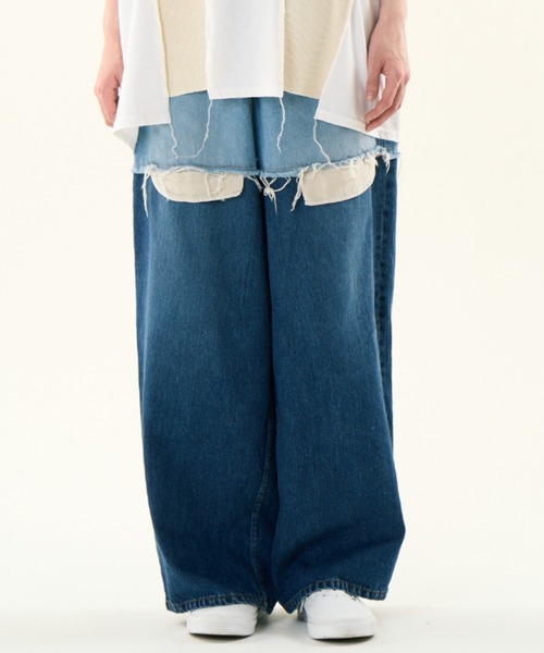 DISCOVERED LAYERED DENIM PANTS（デニムパンツ）｜DISCOVERED