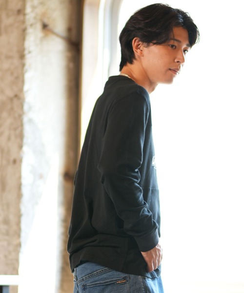 VOLCOM（ボルコム）の「VOLCOM/ボルコム 長袖Tシャツ/ロンT メッシュ生地 A5332400（Tシャツ/カットソー・メンズ・ブラック・M/L/XL/S）」の3枚目の写真
