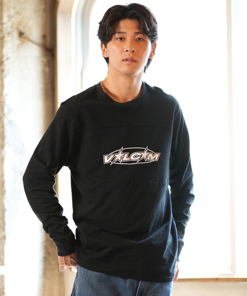 VOLCOM（ボルコム）の「VOLCOM/ボルコム 長袖Tシャツ/ロンT メッシュ生地 A5332400（Tシャツ/カットソー・メンズ・ブラック・M/L/XL/S）」の8枚目の写真