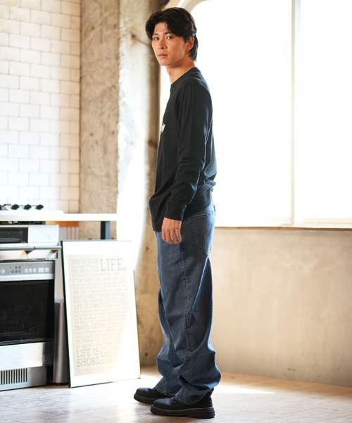 VOLCOM（ボルコム）の「VOLCOM/ボルコム 長袖Tシャツ/ロンT メッシュ生地 A5332400（Tシャツ/カットソー・メンズ・ブラック・M/L/XL/S）」の5枚目の写真