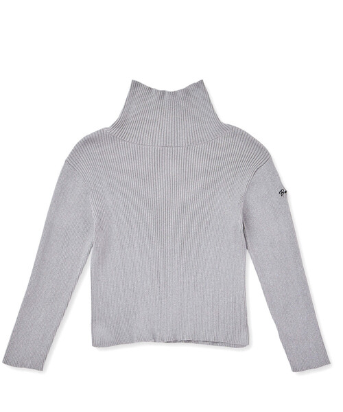 BeBe（ベベ）の「ラメニットリブタートルネック(100~150cm)（ニット/セーター・キッズ・ブラック/グレー・110cm/120cm/100cm/130cm/140cm/150cm）」の11枚目の写真