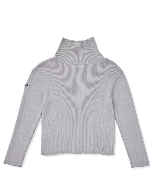 BeBe（ベベ）の「ラメニットリブタートルネック(100~150cm)（ニット/セーター・キッズ・ブラック/グレー・110cm/120cm/100cm/130cm/140cm/150cm）」の12枚目の写真