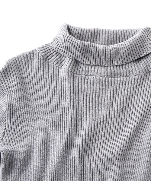 BeBe（ベベ）の「ラメニットリブタートルネック(100~150cm)（ニット/セーター・キッズ・ブラック/グレー・110cm/120cm/100cm/130cm/140cm/150cm）」の13枚目の写真
