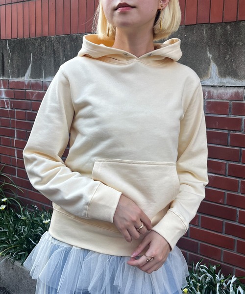 United Athle（ユナイテッドアスレ）の「【United Athle】compact sweat hoodie / コンパクト スウェットパーカー KIDSサイズ 5214（パーカー・レディース・ネイビー/ホワイト/レッド/グレー/ナチュラル/ブラック・XS）」の5枚目の写真