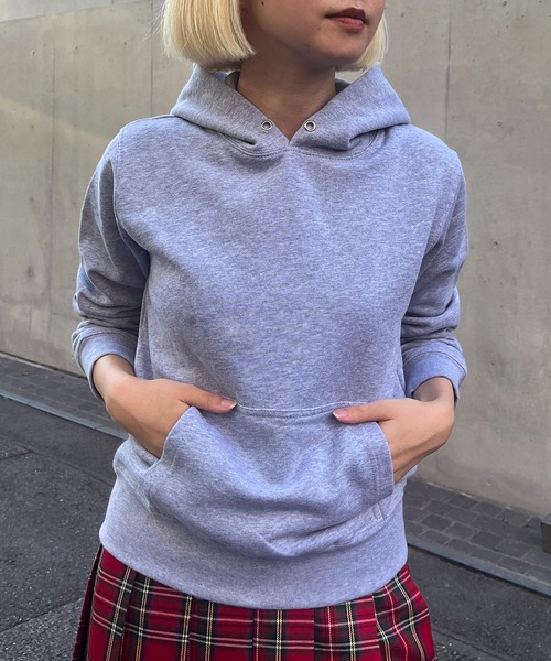 United Athle（ユナイテッドアスレ）の「【United Athle】compact sweat hoodie / コンパクト スウェットパーカー KIDSサイズ 5214（パーカー・レディース・ネイビー/ホワイト/レッド/グレー/ナチュラル/ブラック・XS）」の8枚目の写真