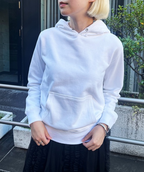 United Athle（ユナイテッドアスレ）の「【United Athle】compact sweat hoodie / コンパクト スウェットパーカー KIDSサイズ 5214（パーカー・レディース・ネイビー/ホワイト/レッド/グレー/ナチュラル/ブラック・XS）」の15枚目の写真