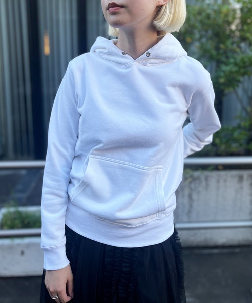 United Athle（ユナイテッドアスレ）の「【United Athle】compact sweat hoodie / コンパクト スウェットパーカー KIDSサイズ 5214（パーカー・レディース・ネイビー/ホワイト/レッド/グレー/ナチュラル/ブラック・XS）」の16枚目の写真