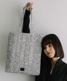 Beau're（ヴュレ）の「【BEAURE】薄マチ スパンコール トート B-24427 SLIVER ※（トートバッグ）」