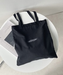 AS KNOW AS plus 刺繍ロゴ カラートートバッグ