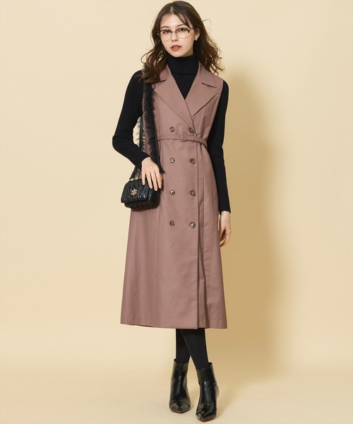 【セール】2WAYテーラードダブルジレワンピース（ワンピース）｜Swingle（スウィングル）