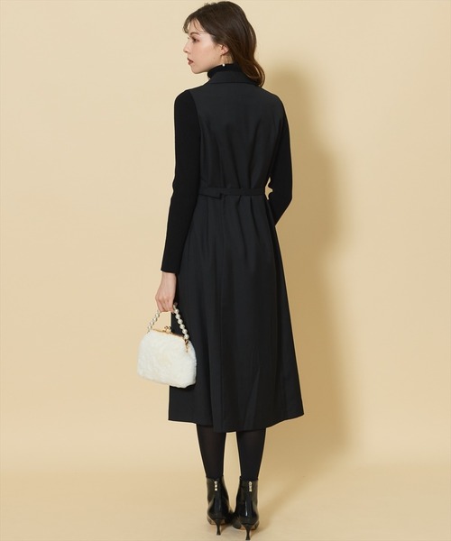 SWINGLE（スウィングル）の「2WAYテーラードダブルジレワンピース