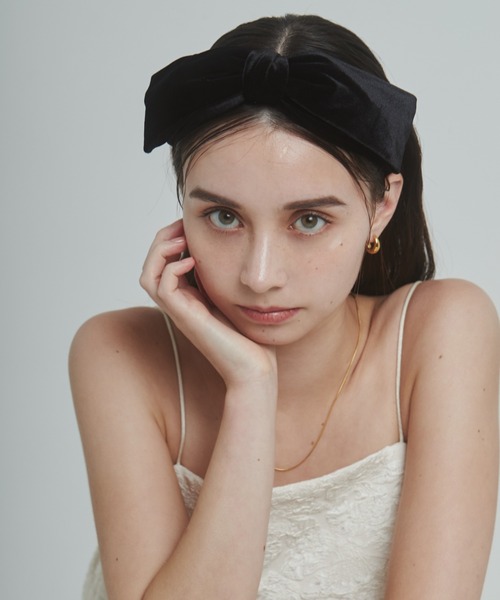 ciite'（シーテ）の「フレンチベロア カチューシャ（カチューシャ・レディース・ブラック・FREE）」の11枚目の写真