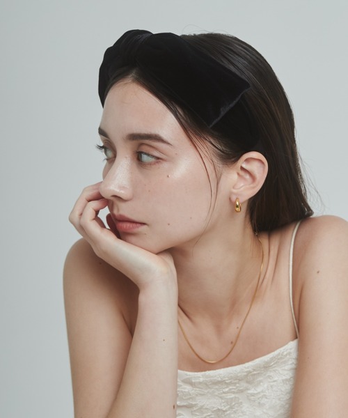 ciite'（シーテ）の「フレンチベロア カチューシャ（カチューシャ・レディース・ブラック・FREE）」の5枚目の写真