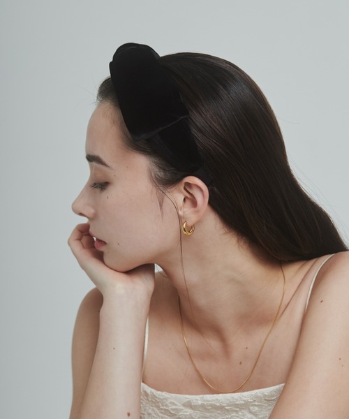 ciite'（シーテ）の「フレンチベロア カチューシャ（カチューシャ・レディース・ブラック・FREE）」の8枚目の写真