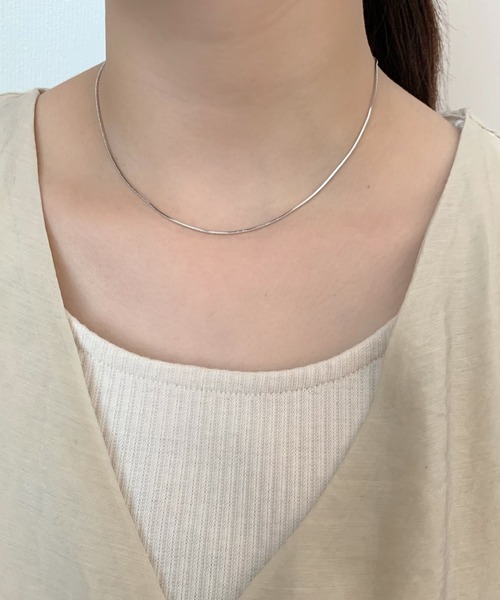 simple snake necklace / シンプルスネークネックレス（ステンレスVer.）